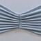 10 Pieces Dusty Blue Ruffled Spandex Chair Bands for Elegant Event Styling 8x13 inches